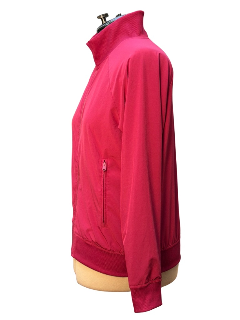 Large EUC - Athleta - Brooklyn Bomber - Cranberry - Picture 5 of 9